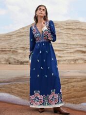 Акція на Сукня осіння жіноча SHEIN GD-00197269 M Комбінована від Rozetka