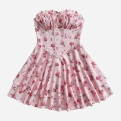 Акція на Сукня літня жіноча Shein GD-00224471 M Рожева від Rozetka