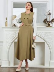 Акція на Сукня осіння жіноча SHEIN GD-00215305 M Хакі від Rozetka