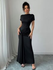 Акція на Сукня осіння жіноча SHEIN GD-00224573 L Чорна від Rozetka