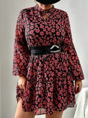 Акція на Сукня осіння жіноча SHEIN GD-00196733 3XL Комбінована від Rozetka