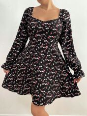 Акція на Сукня осіння жіноча SHEIN GD-00198047 3XL Комбінована від Rozetka