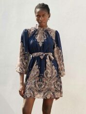 Акція на Плаття коротке осіннє жіноче SHEIN GD-00199643 M Різнокольорове від Rozetka