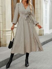 Акція на Сукня осіння жіноча SHEIN GD-00212904 XL Комбінована від Rozetka