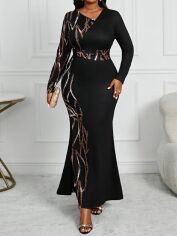 Акція на Сукня осіння жіноча SHEIN GD-00215677 4XL Комбінована від Rozetka