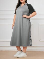 Акція на Сукня жіноча SHEIN GD-00222225 2XL Комбінована від Rozetka