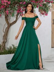 Акція на Сукня жіноча SHEIN GD-00224313 S Темно-зелена від Rozetka