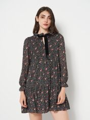 Акція на Сукня літня жіноча H&M 0923461_роз.квіти XS Чорна від Rozetka