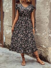 Акція на Сукня жіноча SHEIN GD-00199600 S Чорна від Rozetka