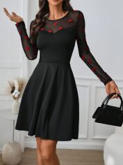 Акція на Сукня літня жіноча SHEIN GD-00223199 M Чорна від Rozetka