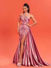 Акція на Сукня жіноча SHEIN GD-00215976 S Бордова від Rozetka