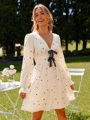 Акція на Сукня осіння жіноча SHEIN GD-00227780 S Комбінована від Rozetka