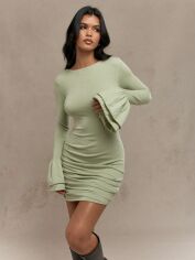 Акція на Сукня осіння жіноча SHEIN GD-00214840 L Зелена від Rozetka