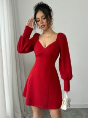 Акція на Сукня літня жіноча Shein GD-00215379 S Червона від Rozetka