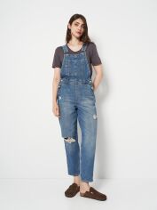 Акція на Джинсовий комбінезон жіночий H&M 10300617 42 Блакитний від Rozetka