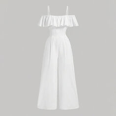 Акция на Комбінезон жіночий SHEIN GD-00215244 L Білий от Rozetka