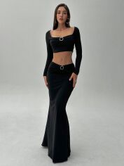 Акція на Костюм жіночий SHEIN GD-00210293 S Чорний від Rozetka