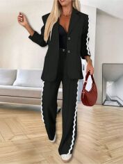 Акція на Костюм жіночий SHEIN GD-00224531 XL Чорний від Rozetka