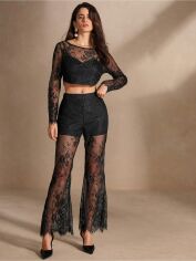Акція на Костюм жіночий SHEIN GD-00178078 XS Чорний від Rozetka