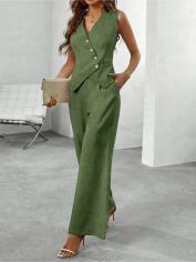 Акція на Костюм жіночий SHEIN GD-00198871 3XL Зелений від Rozetka