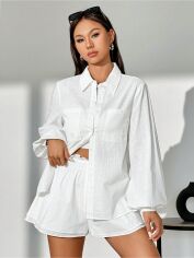 Акція на Костюм жіночий SHEIN GD-00196776 L Білий від Rozetka