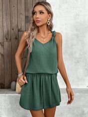 Акція на Костюм оверсайз жіночий SHEIN GD-00194890 XL Темно-зелений від Rozetka