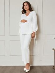 Акція на Костюм для вагітних SHEIN GD-00199602 2XL Білий від Rozetka