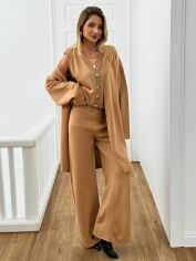 Акція на Костюм жіночий SHEIN GD-00193552 M Пісочний від Rozetka