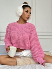 Акція на Джемпер жіночий SHEIN GD-00197877 L Рожевий від Rozetka