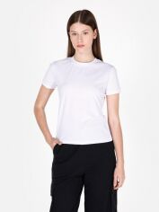 Акция на Футболка бавовняна жіноча Colin's CL1073294WHT S White от Rozetka