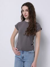 Акція на Футболка жіноча Colin's CL1074571DGR XS Dark Gray від Rozetka