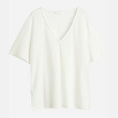 Акція на Футболка оверсайз жіноча H&M 1052976003c28 S Молочна від Rozetka