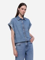 Акція на Сорочка джинсова жіноча Colin's CL1074973DN44339 M-L Vasy Wash від Rozetka