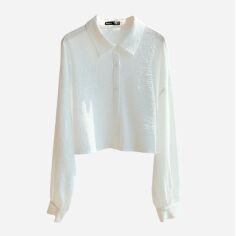 Акція на Блузка жіноча SHEIN GD-00227762 L Біла від Rozetka
