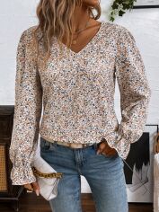 Акція на Блузка жіноча SHEIN GD-00215944 L Різнокольорова від Rozetka