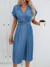 Акція на Сукня жіноча SHEIN GD-00218949 M Синя від Rozetka