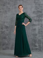 Акція на Сукня жіноча SHEIN GD-00216208 2XL Темно-зелена від Rozetka
