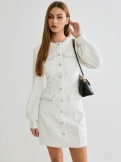Акція на Сукня осіння жіноча SHEIN GD-00210263 S Біла від Rozetka