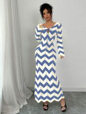 Акція на Сукня осіння жіноча SHEIN GD-00220619 L Синя від Rozetka