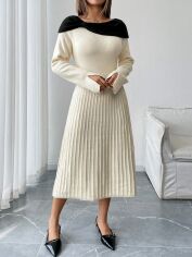 Акція на Сукня осіння жіноча SHEIN GD-00220618 L Комбінована від Rozetka