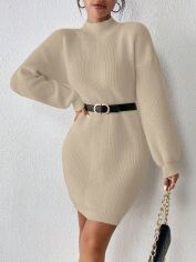 Акція на Сукня осіння жіноча SHEIN GD-00213578 S Хакі від Rozetka