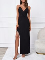 Акція на Сукня літня жіноча Shein GD-00228272 L-Tall Чорна від Rozetka
