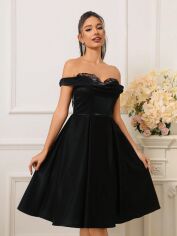 Акція на Сукня жіноча SHEIN GD-00212016 L Чорна від Rozetka