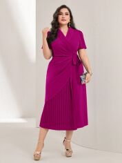 Акція на Сукня жіноча SHEIN GD-00198109 4XL Рожева від Rozetka
