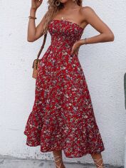 Акція на Сукня жіноча SHEIN GD-00200138 S Червона від Rozetka