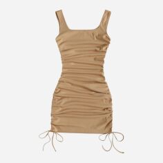Акція на Сукня літня жіноча Shein GD-00212786 S Хакі від Rozetka