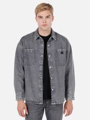 Акція на Сорочка джинсова оверсайз чоловіча Colin's CL1072243DN43952 L Matz Wash від Rozetka