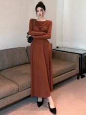 Акція на Костюм жіночий SHEIN GD-00193061 M Коричневий від Rozetka