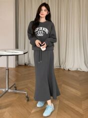 Акція на Костюм жіночий SHEIN GD-00210674 S Сірий від Rozetka
