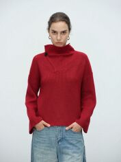Акція на Светр жіночий SHEIN GD-00210329 XS Червоний від Rozetka
